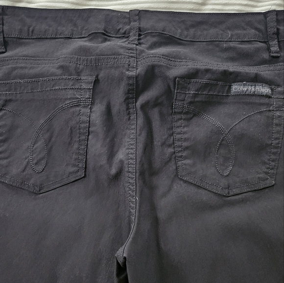 Calvin Klein Black Dress Pants. Size 14. Ultimate Bootcut stretchy - Picture 6 of 9